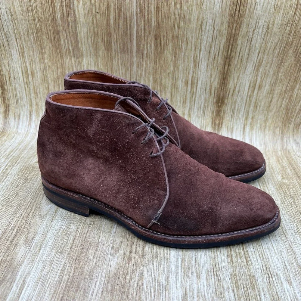 Christian Kimber x Eidos Chukka Boots Men's Size 9 Brown Suede Made in Spain